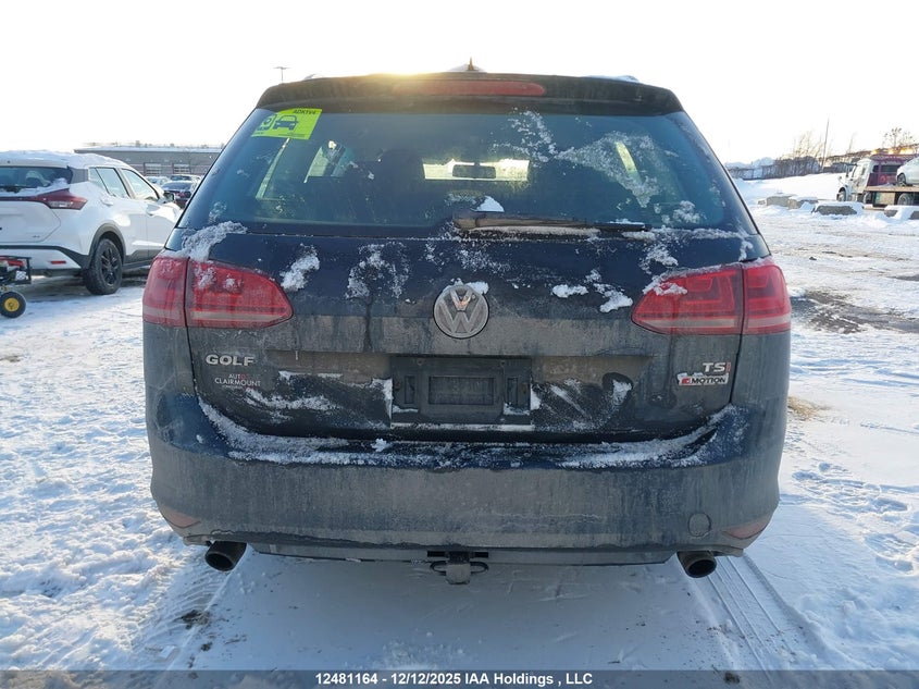 2017 Volkswagen Golf Sportwagen VIN: 3VW017AU3HM534848 Lot: 12481164