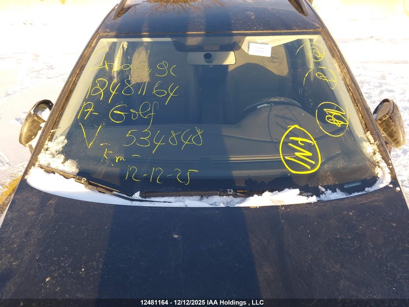 2017 Volkswagen Golf Sportwagen VIN: 3VW017AU3HM534848 Lot: 12481164