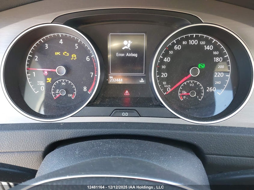 2017 Volkswagen Golf Sportwagen VIN: 3VW017AU3HM534848 Lot: 12481164