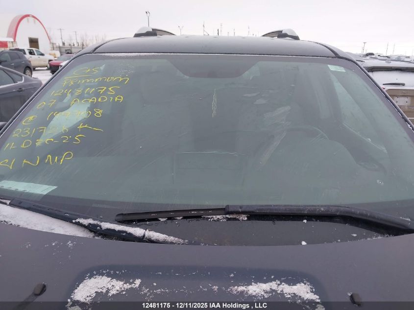 2007 GMC Acadia Sle VIN: 1GKER13747J149708 Lot: 12481175