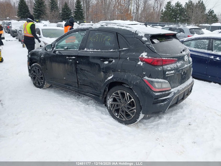 2022 Hyundai Kona VIN: KM8K3CA31NU775042 Lot: 12481177