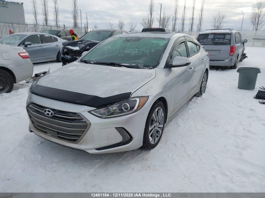 KMHD84LF7HU321177 2017 HYUNDAI ELANTRA photo no. 2