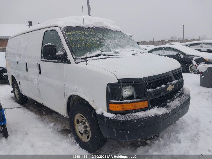 2013 Chevrolet Express 2500 Work Van VIN: 1GCWGFFA5D1108879 Lot: 12481194