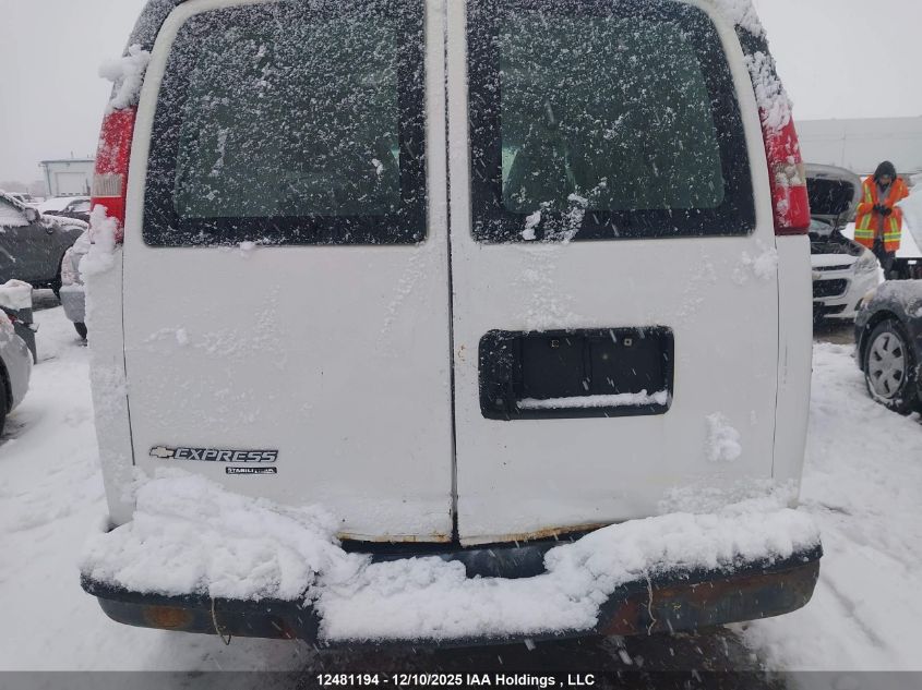 2013 Chevrolet Express 2500 Work Van VIN: 1GCWGFFA5D1108879 Lot: 12481194