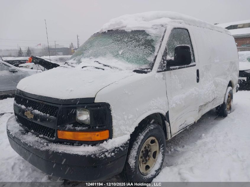 2013 Chevrolet Express 2500 Work Van VIN: 1GCWGFFA5D1108879 Lot: 12481194