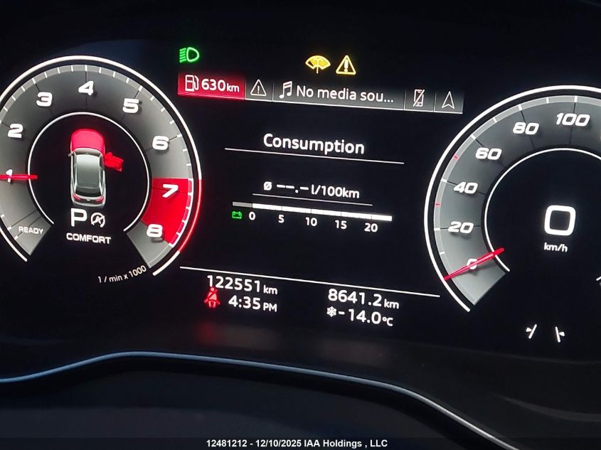 2021 Audi Q5 45 Progressiv VIN: WA1EAAFYXM2005412 Lot: 12481212