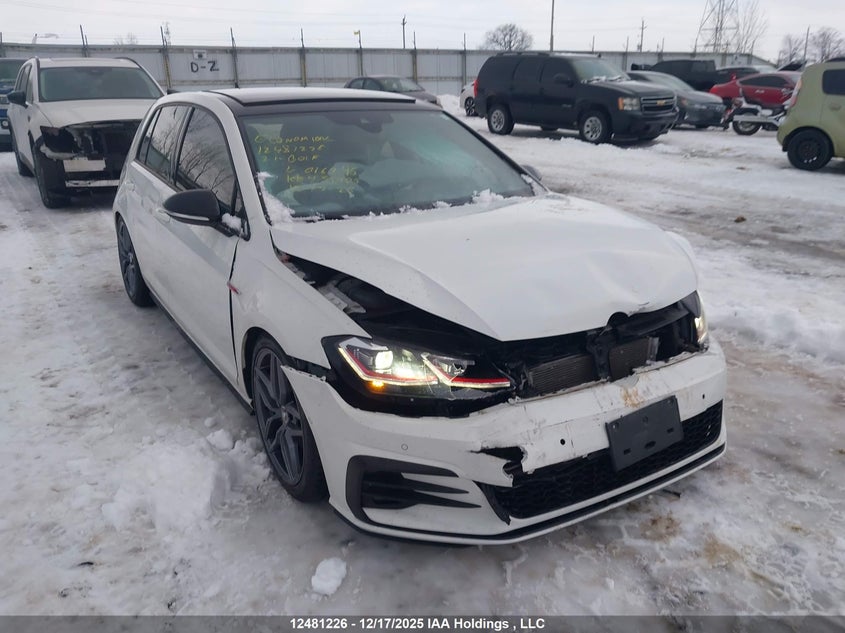 3VW6T7AU4MM016245 2021 Volkswagen Golf Gti Autobahn auction photo 1