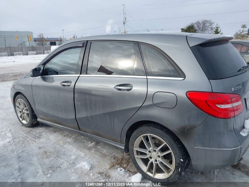 2013 Mercedes-Benz B 250 Sports Tourer VIN: WDDMH4EB4DJ136696 Lot: 12481260