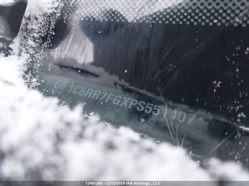 2023 Dodge Ram 1500 VIN: 1C6RR7FGXPS551407 Lot: 12481269