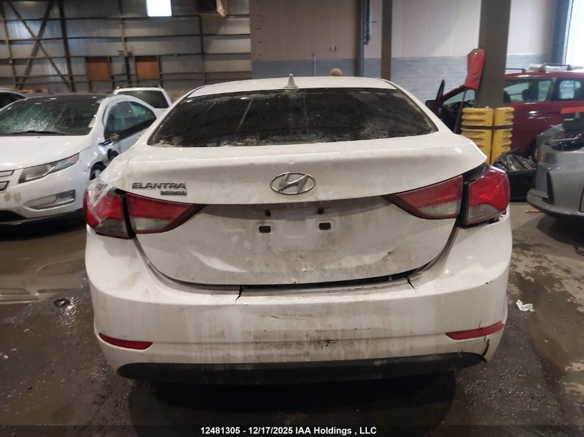 2015 Hyundai Elantra VIN: KMHDH4AE5FU266025 Lot: 12481305