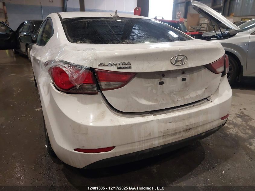 2015 Hyundai Elantra VIN: KMHDH4AE5FU266025 Lot: 12481305
