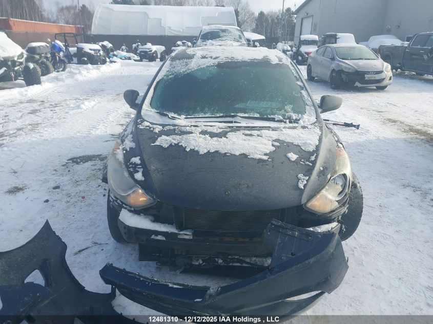 2013 Hyundai Elantra Gls VIN: 5NPDH4AE8DH262708 Lot: 12481310