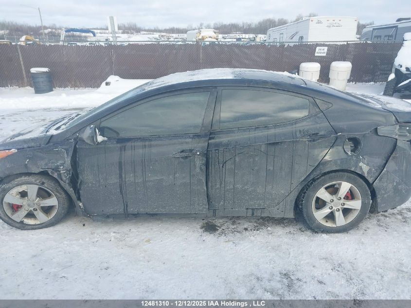 2013 Hyundai Elantra Gls VIN: 5NPDH4AE8DH262708 Lot: 12481310