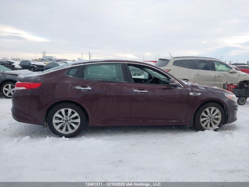 2016 Kia Optima Ex/Ex Tech VIN: 5XXGU4L39GG005030 Lot: 12481311