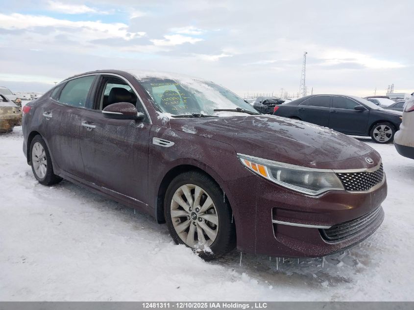 2016 Kia Optima Ex/Ex Tech VIN: 5XXGU4L39GG005030 Lot: 12481311