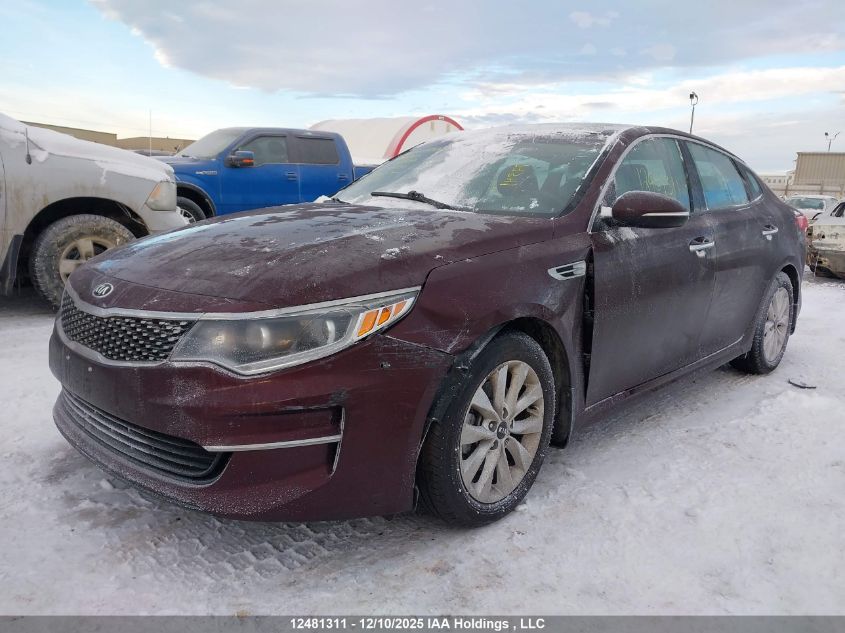 2016 Kia Optima Ex/Ex Tech VIN: 5XXGU4L39GG005030 Lot: 12481311