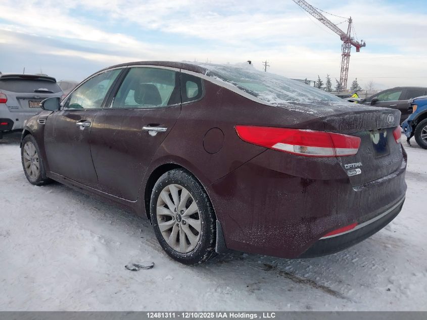 2016 Kia Optima Ex/Ex Tech VIN: 5XXGU4L39GG005030 Lot: 12481311