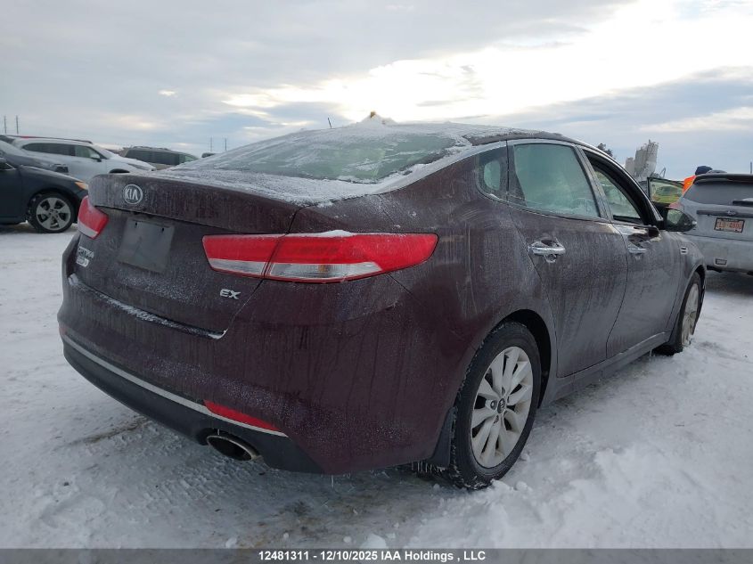 2016 Kia Optima Ex/Ex Tech VIN: 5XXGU4L39GG005030 Lot: 12481311