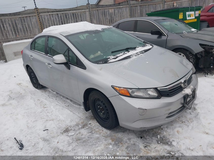2HGFB2F4XCH034684 2012 Honda Civic Lx auction photo 1