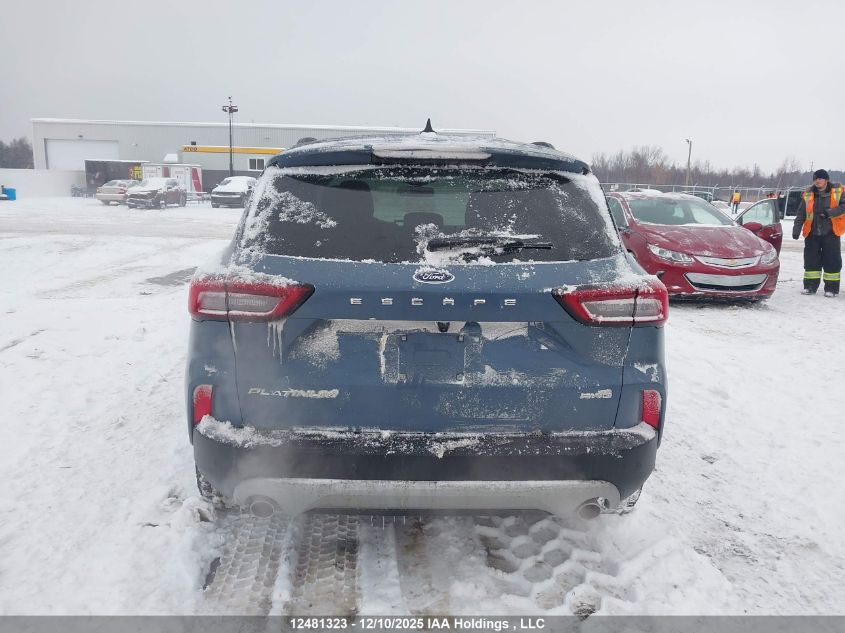 2025 Ford Escape Platinum VIN: 1FMCU9JA2SUA84438 Lot: 12481323
