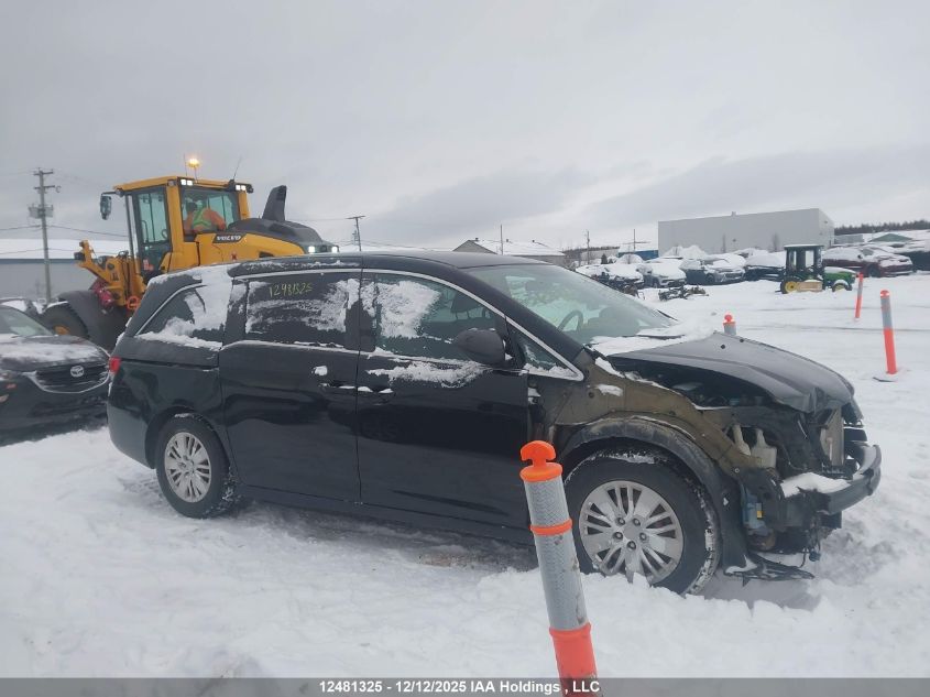 2014 Honda Odyssey Lx VIN: 5FNRL5H2XEB510592 Lot: 12481325