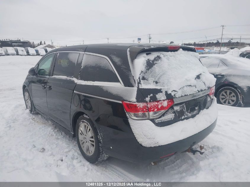 2014 Honda Odyssey Lx VIN: 5FNRL5H2XEB510592 Lot: 12481325