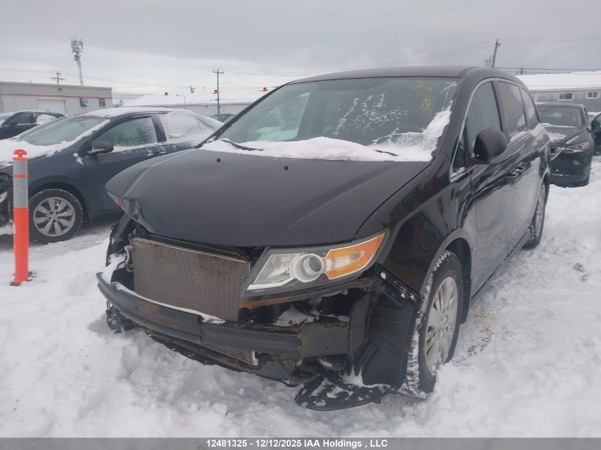 2014 Honda Odyssey Lx VIN: 5FNRL5H2XEB510592 Lot: 12481325