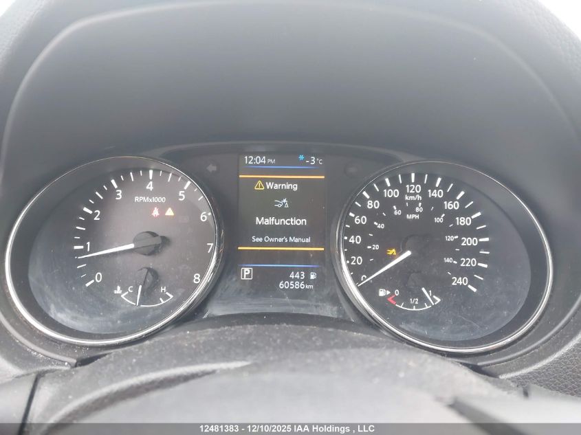 2019 Nissan Qashqai VIN: JN1BJ1CR3KW326240 Lot: 12481383