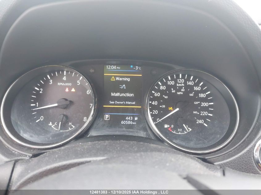 2019 Nissan Qashqai VIN: JN1BJ1CR3KW326240 Lot: 12481383