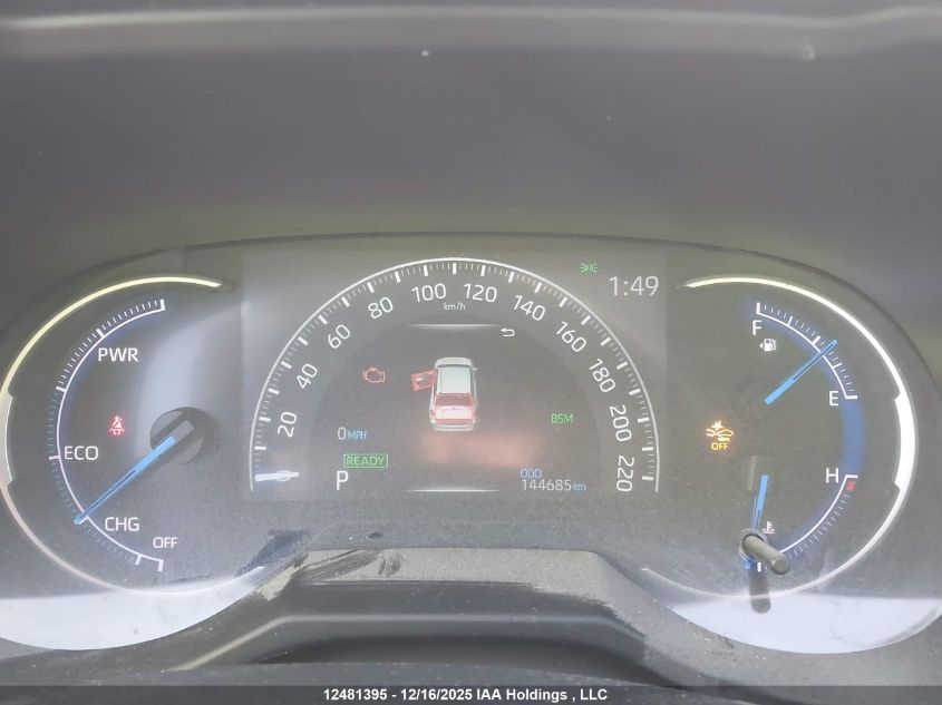 2023 Toyota Rav4 Hybrid VIN: 2T3RWRFV0PW165341 Lot: 12481395