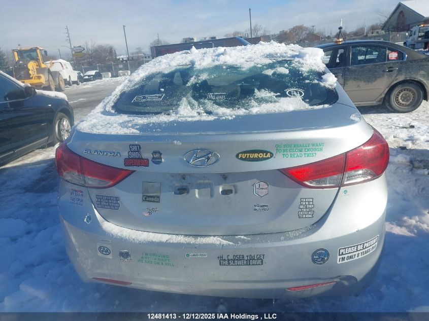 2012 Hyundai Elantra Gl VIN: 5NPDH4AE6CH121120 Lot: 12481413