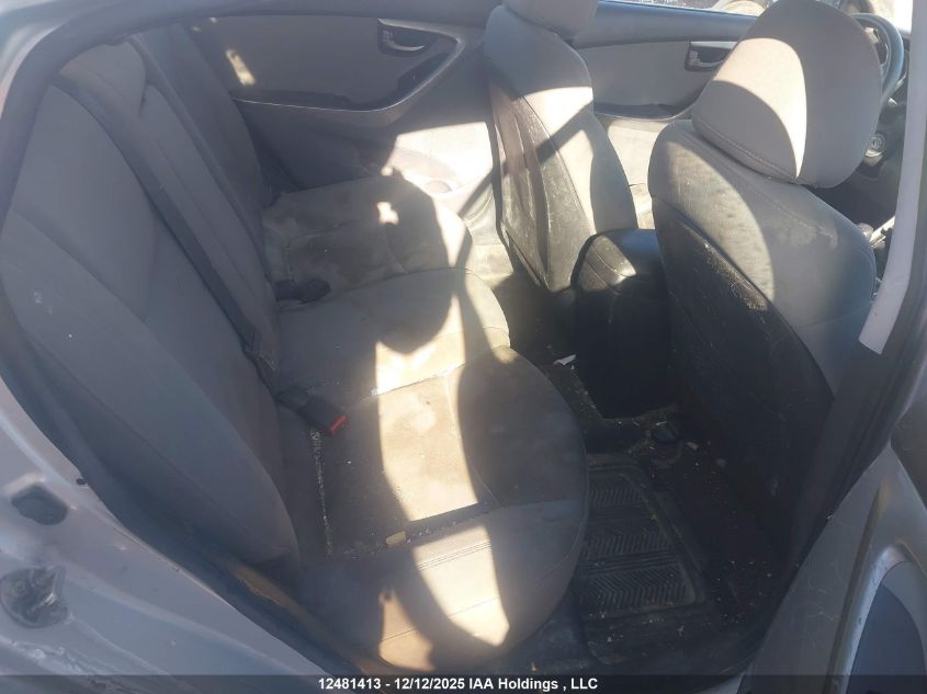 2012 Hyundai Elantra Gl VIN: 5NPDH4AE6CH121120 Lot: 12481413