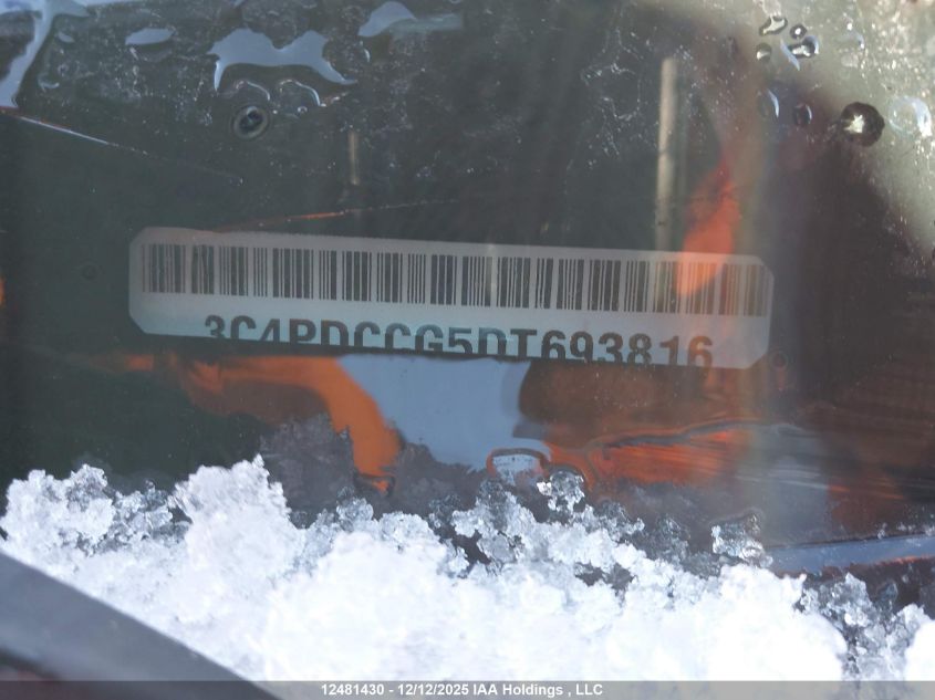 2013 Dodge Journey Sxt VIN: 3C4PDCCG5DT693816 Lot: 12481430