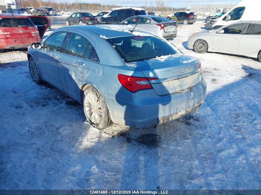 2012 Chrysler 200 Limited VIN: 1C3CCBCGXCN245375 Lot: 12481485