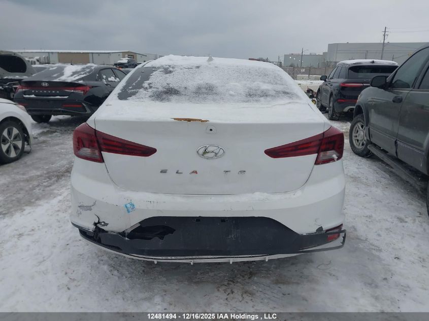2020 Hyundai Elantra Sel/Value/Limited VIN: KMHD84LF3LU055181 Lot: 12481494