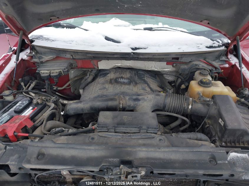 2013 Ford F-150 Lariat VIN: 1FTFW1ET7DFA63536 Lot: 12481511