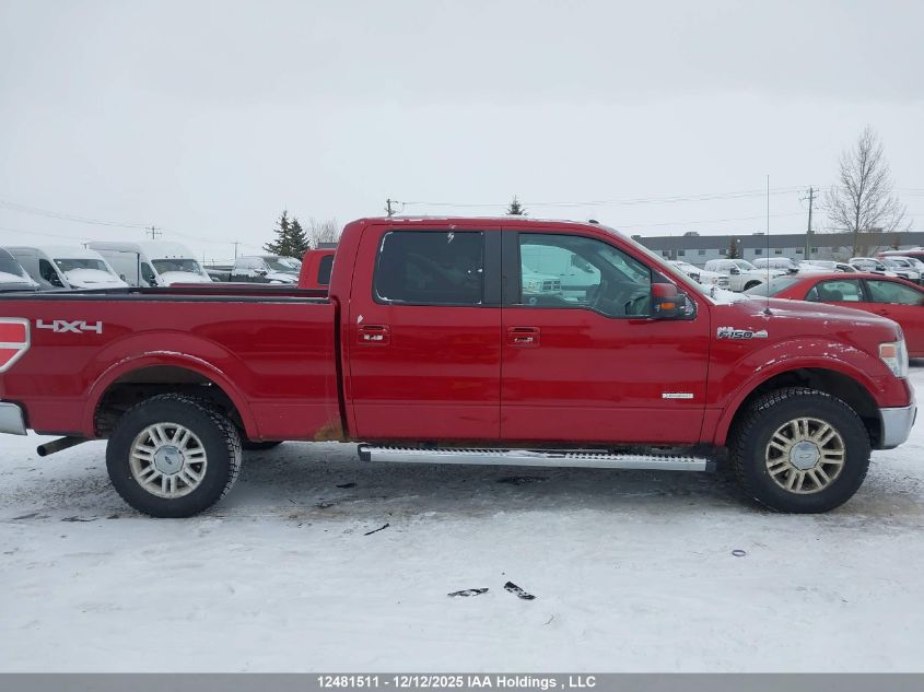 2013 Ford F-150 Lariat VIN: 1FTFW1ET7DFA63536 Lot: 12481511