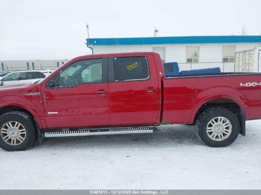2013 Ford F-150 Lariat VIN: 1FTFW1ET7DFA63536 Lot: 12481511