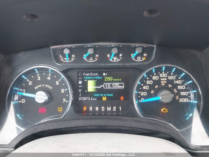 2013 Ford F-150 Lariat VIN: 1FTFW1ET7DFA63536 Lot: 12481511