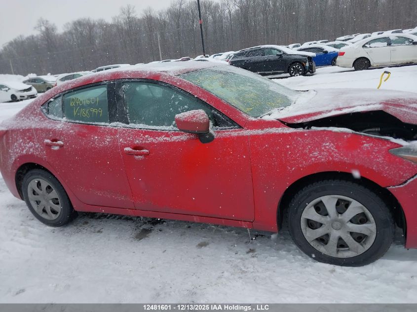 2014 Mazda 3 Grand Touring VIN: JM1BM1W31E1188999 Lot: 12481601