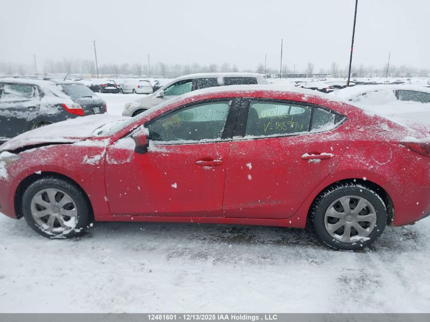 2014 Mazda 3 Grand Touring VIN: JM1BM1W31E1188999 Lot: 12481601