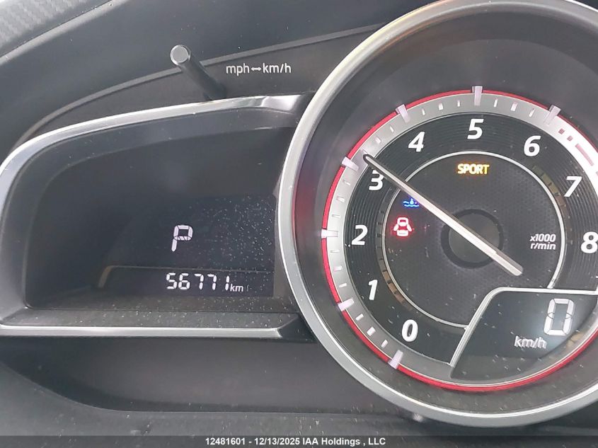 2014 Mazda 3 Grand Touring VIN: JM1BM1W31E1188999 Lot: 12481601