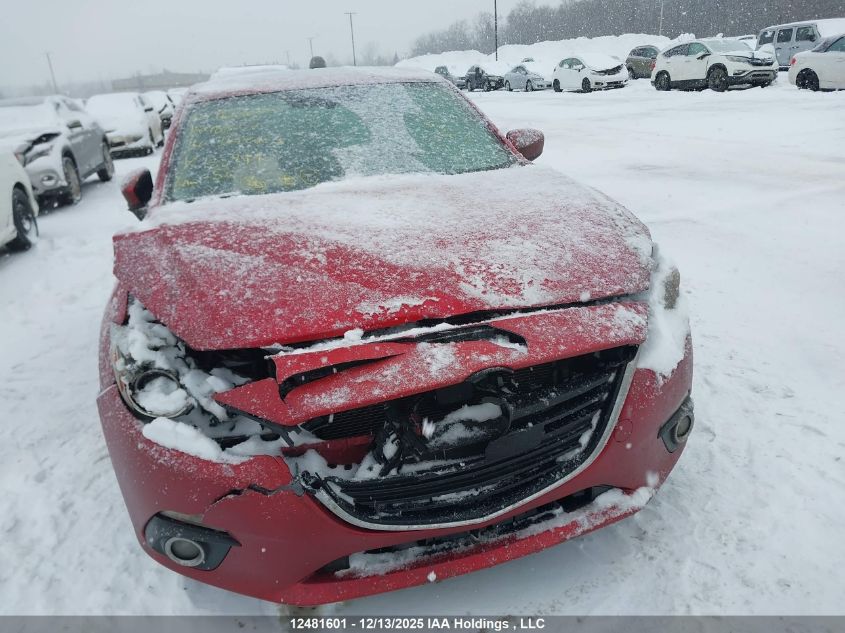 2014 Mazda 3 Grand Touring VIN: JM1BM1W31E1188999 Lot: 12481601