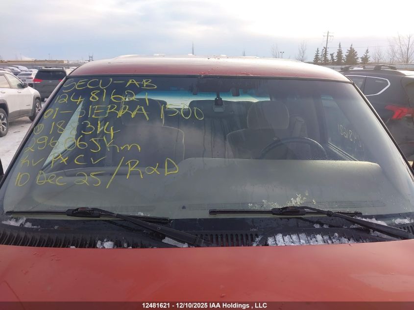 2001 GMC Sierra 1500 Sle/Slt VIN: 1GTGK13U11F188314 Lot: 12481621