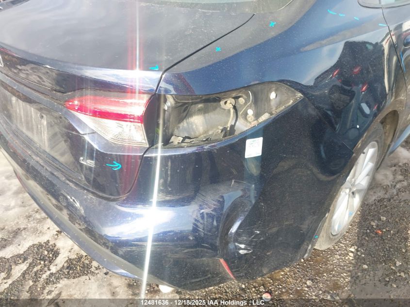 2022 Toyota Corolla Le VIN: 5YFBPMBE6NP318531 Lot: 12481636