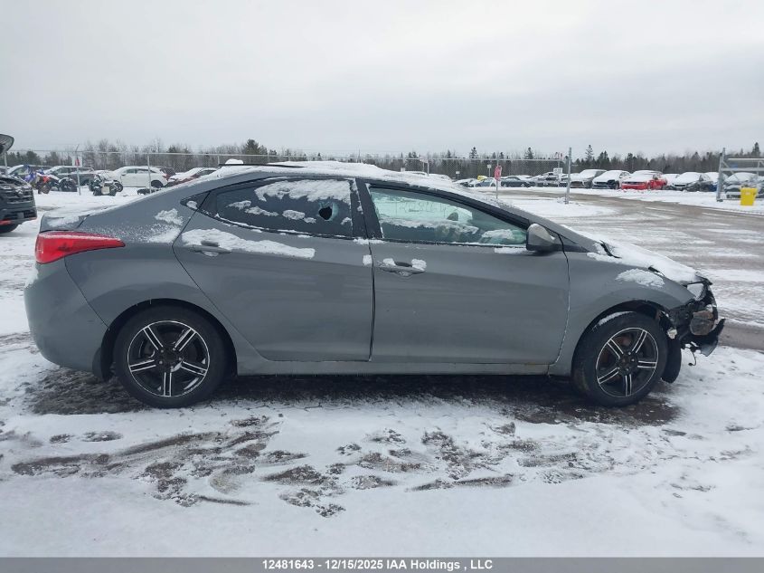 2013 Hyundai Elantra Gl VIN: 5NPDH4AEXDH157314 Lot: 12481643