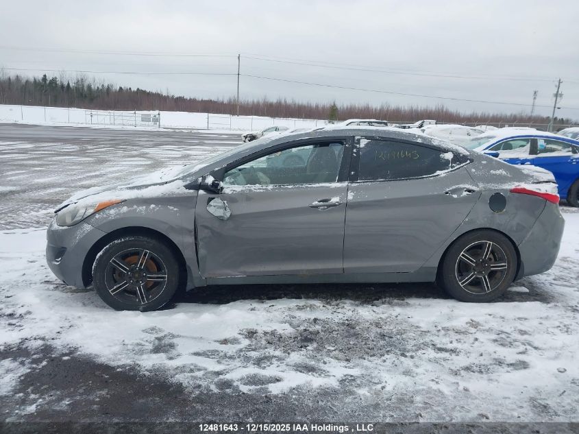 2013 Hyundai Elantra Gl VIN: 5NPDH4AEXDH157314 Lot: 12481643