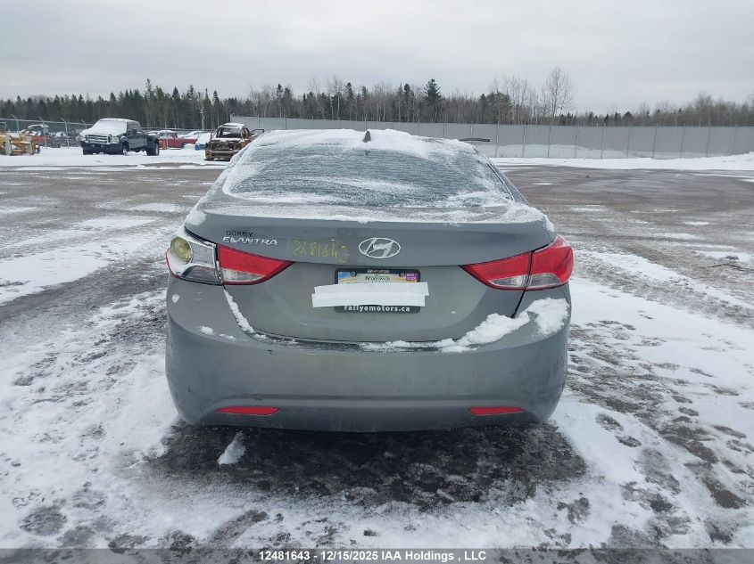 2013 Hyundai Elantra Gl VIN: 5NPDH4AEXDH157314 Lot: 12481643