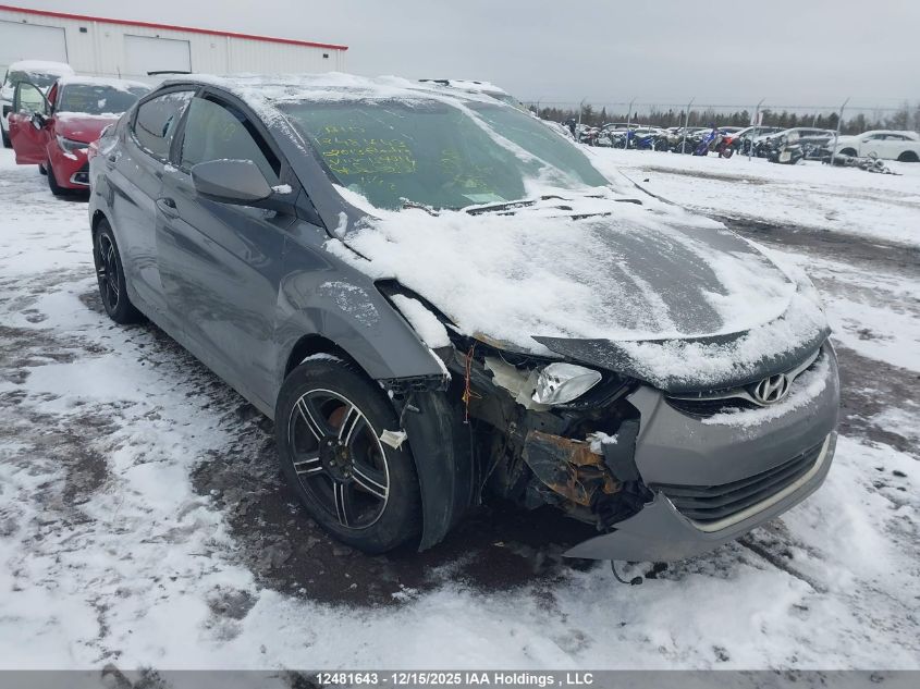 2013 Hyundai Elantra Gl VIN: 5NPDH4AEXDH157314 Lot: 12481643