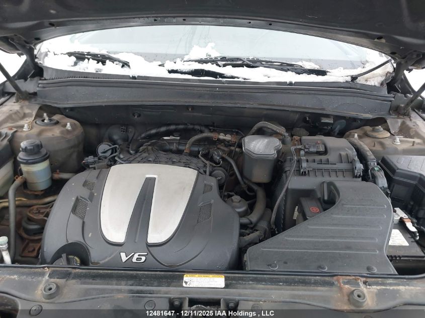 2012 Hyundai Santa Fe Gl 3.5 Sport VIN: 5XYZGDAG8CG127356 Lot: 12481647